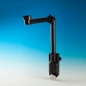 Preview: Raumspar - Siphon 1 1/4",  super platzsparend, schwarzer Designsiphon, Wandanschluss 32 + 40mm A.8274.26