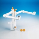 Doppel Raumspar - Siphon 1 1/2" Küchenspüle,  super platzsparend,  Wandanschluss 40 + 50mm Lira 9.1285.0x - Kopie